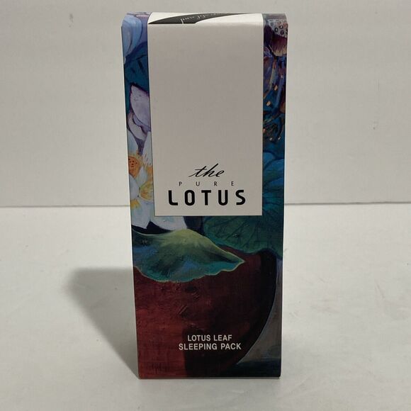 The Pure Lotus Leaf Sleeping Pack Face Mask 70 ml Night Hydration Wash Off A.M. - Picture 1 of 6